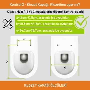 Aqua Bagno, Diamond Klozet Kapağı, Beyaz, Yavaş Kapanan, PP