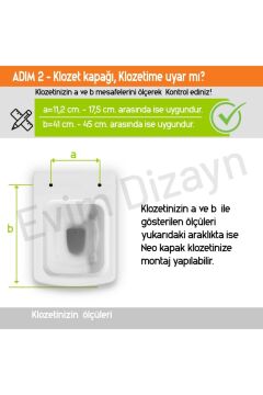 Aqua Bagno Basic Yavaş Kapanan Klozet Kapağı - Duroplast