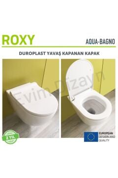 Roxy Yavaş Kapanan Klozet Kapağı