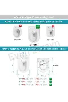 Thin Yavaş Kapanan Klozet Kapağı - Duroplast-yavaş Kapanan