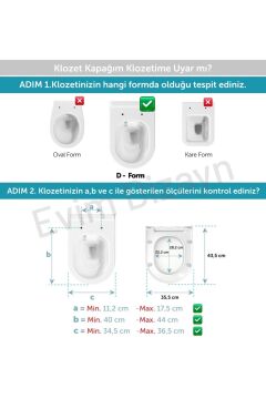 Thin Yavaş Kapanan Klozet Kapağı - Duroplast-yavaş Kapanan