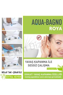 Roya Yavaş Kapanan Klozet Kapağı - Duroplast