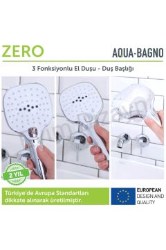 Zero El Duşu - Duş Başlığı - 3 Fonksiyonlu
