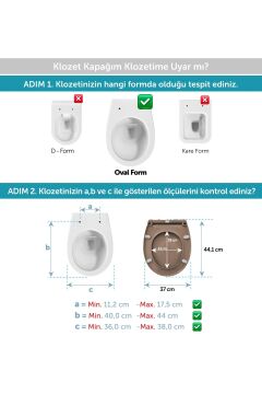 Aqua Bagno Largo Yavaş Kapanan Klozet Kapağı, Mat Vizon