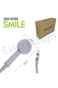 Aqua Bagno Smile El Duşu - Duş Başlığı 3 Fonksiyonlu