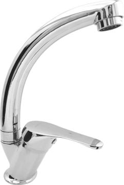 Spring Basic Kuğu Lavabo Bataryası - Aç Kapa 40 Lık Kartuş, Krom