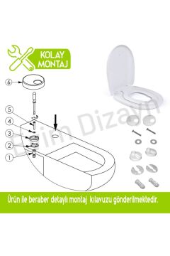Aqua Bagno, Junior Klozet Kapağı, Beyaz, Yavaş Kapanan, PP