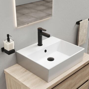 Adell Lento Lavabo Bataryası - Regular - Mat Siyah