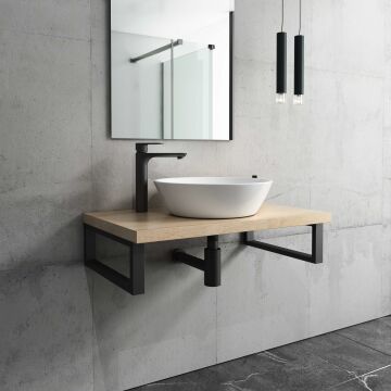 ISVEA SistemaY Soft Tezgah Üzeri Çanak  Lavabo 45 cm.Beyaz