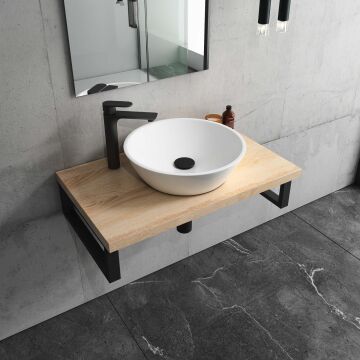 ISVEA SistemaY Soft Tezgah Üzeri Çanak  Lavabo 45 cm.Beyaz
