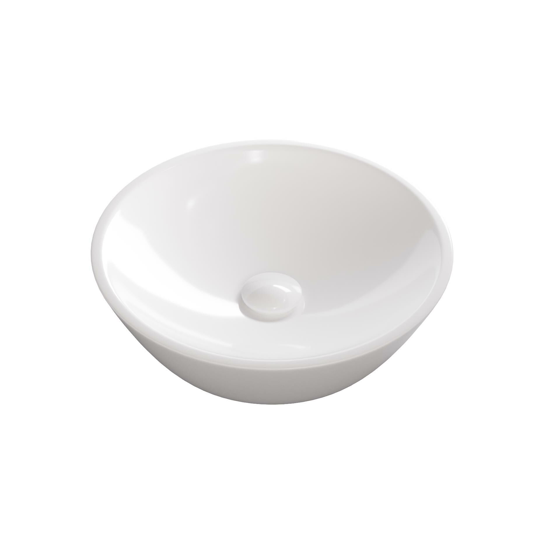 ISVEA SistemaY Soft Tezgah Üzeri Çanak  Lavabo 45 cm.Beyaz