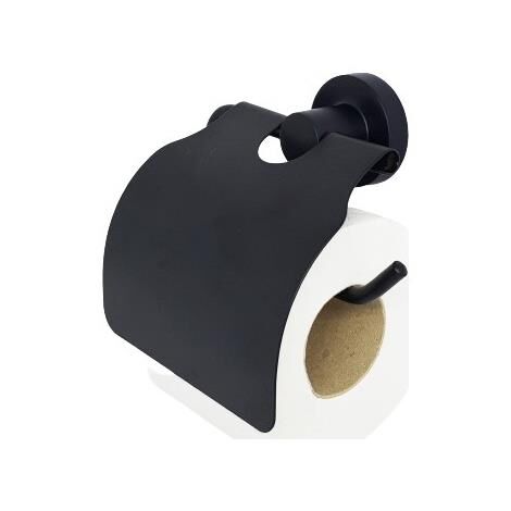 Aqua Bagno Zero Tuvalet Kağıtlığı - Mat siyah