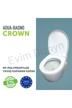 Crown Yavaş Kapanan Klozet Kapağı