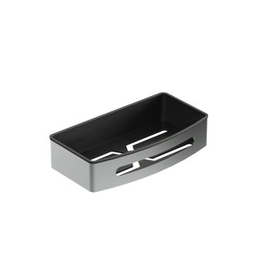 Aqua Bagno Smart Tekli Süngerlik 24 x 12,5 cm. , Parlak Krom