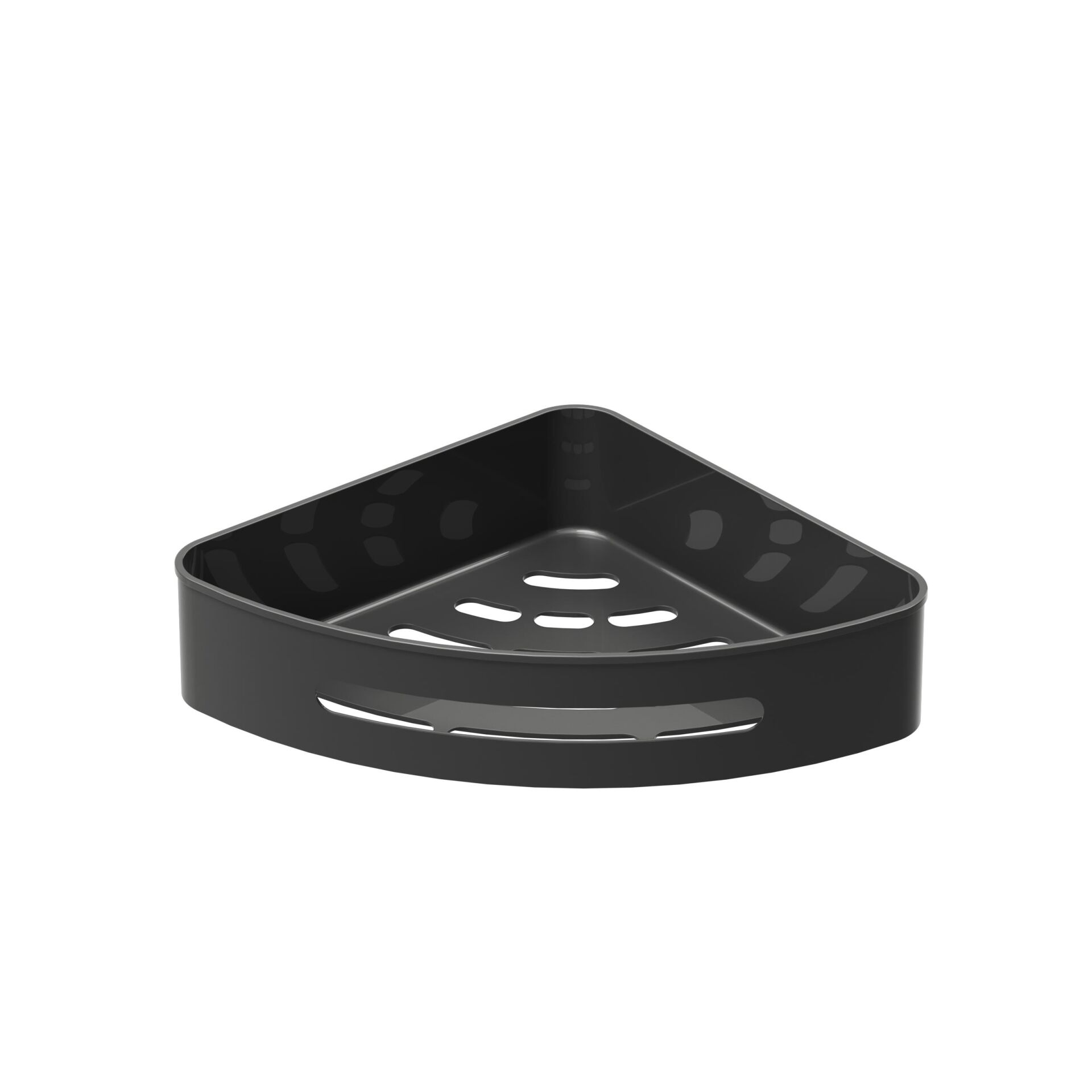 Aqua Bagno Smart Köşe  Süngerlik 20x20  cm. ,Mat Siyah
