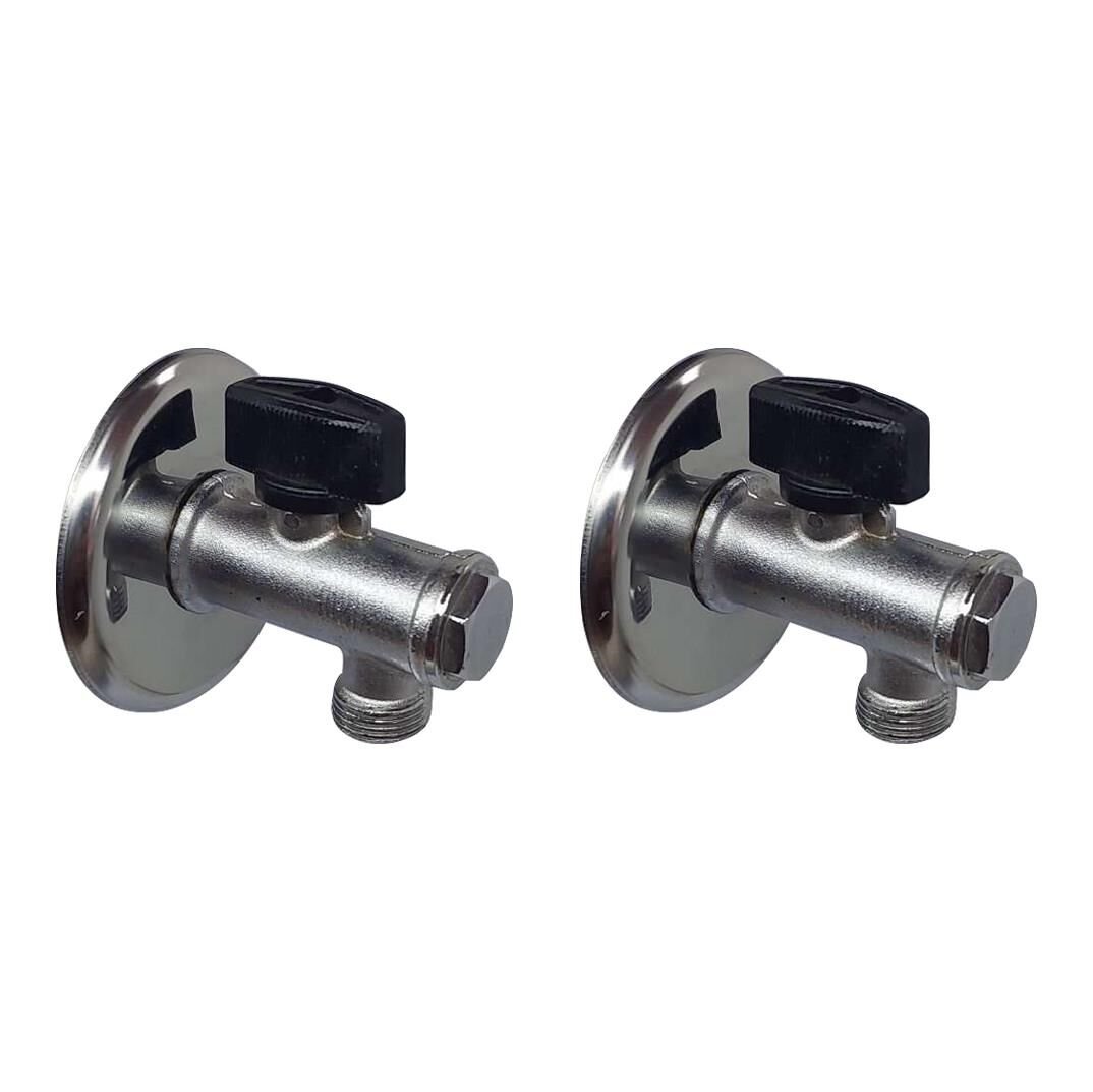 Aqua Bagno Basic  Filitreli ara musluk 1/2-3/8-2 li set