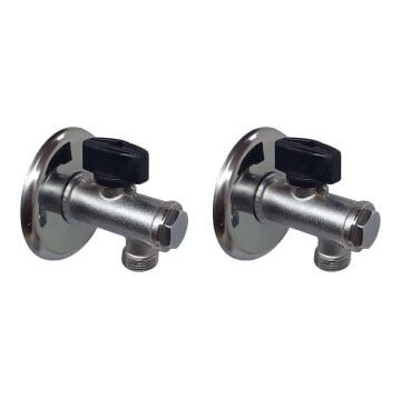 Aqua Bagno Basic  Filitreli ara musluk 1/2-3/8-2 li set