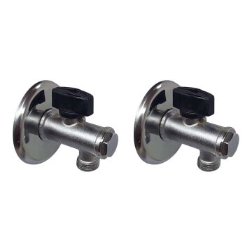 Aqua Bagno Basic  Filitreli ara musluk 1/2-3/8-2 li set