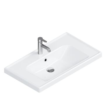 Turkuaz Frame Lavabo 80x45 cm. Beyaz