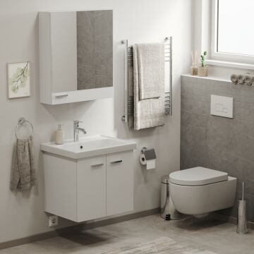 Turkuaz Frame Lavabo 65x45 cm. Beyaz