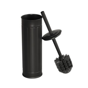 Aqua Bagno Midas Klozet ve Tuvalet Fırçası ,Mat Siyah