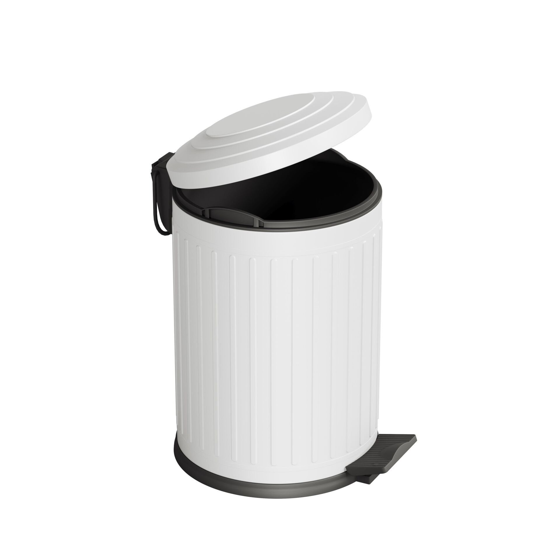 Aqua Bagno Midas  Çöp Kovası -Pedallı 12 lt. , Beyaz
