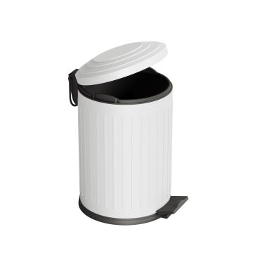 Aqua Bagno Midas  Çöp Kovası -Pedallı 12 lt. , Beyaz