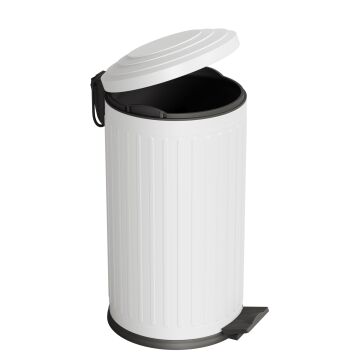 Aqua Bagno Midas  Çöp Kovası -Pedallı 16 lt. , Beyaz