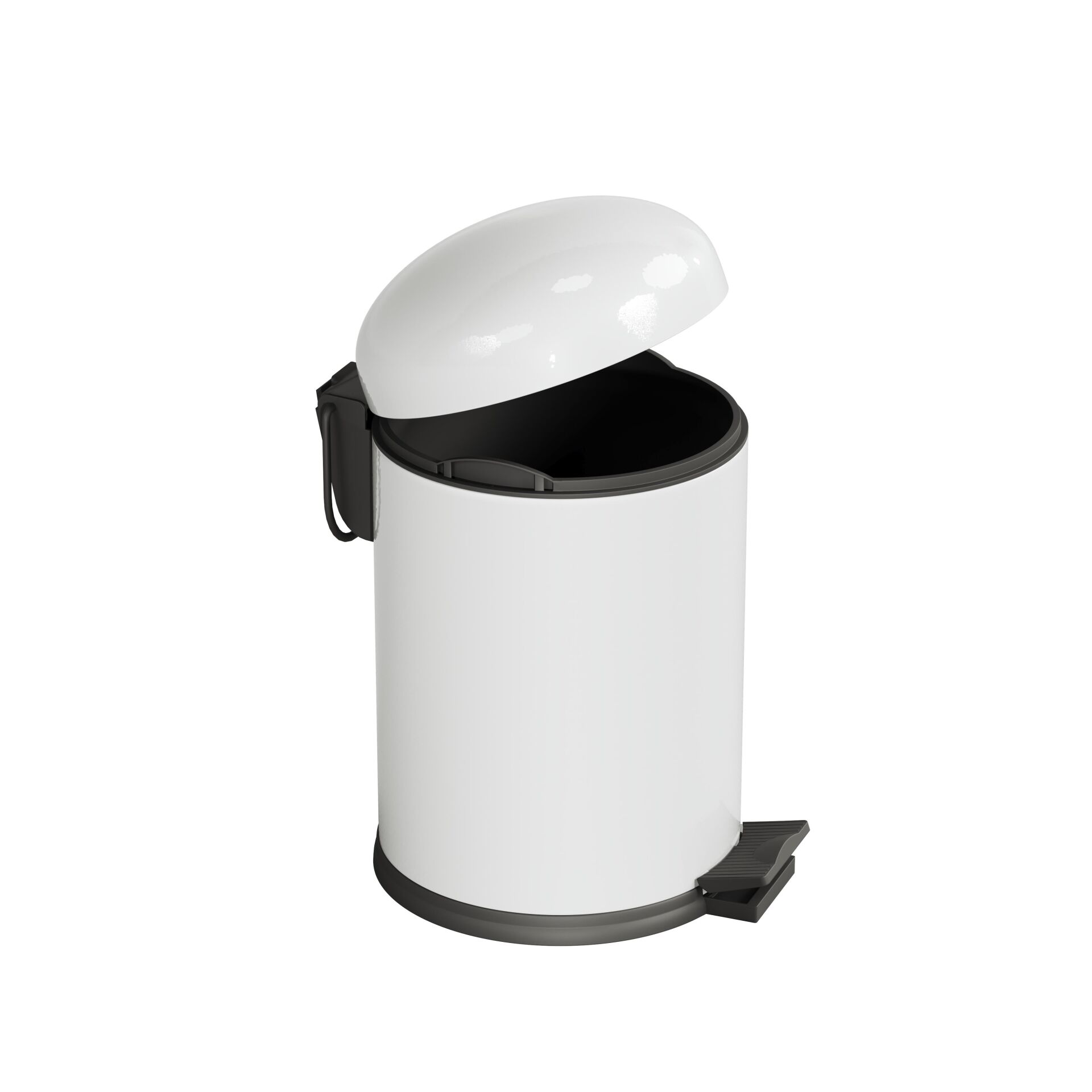 Aqua Bagno Smile  Çöp Kovası -Pedallı 5 lt. , Beyaz