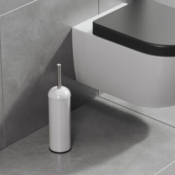 Aqua Bagno Smile  Klozet ve Tuvalet Fırçası , Beyaz