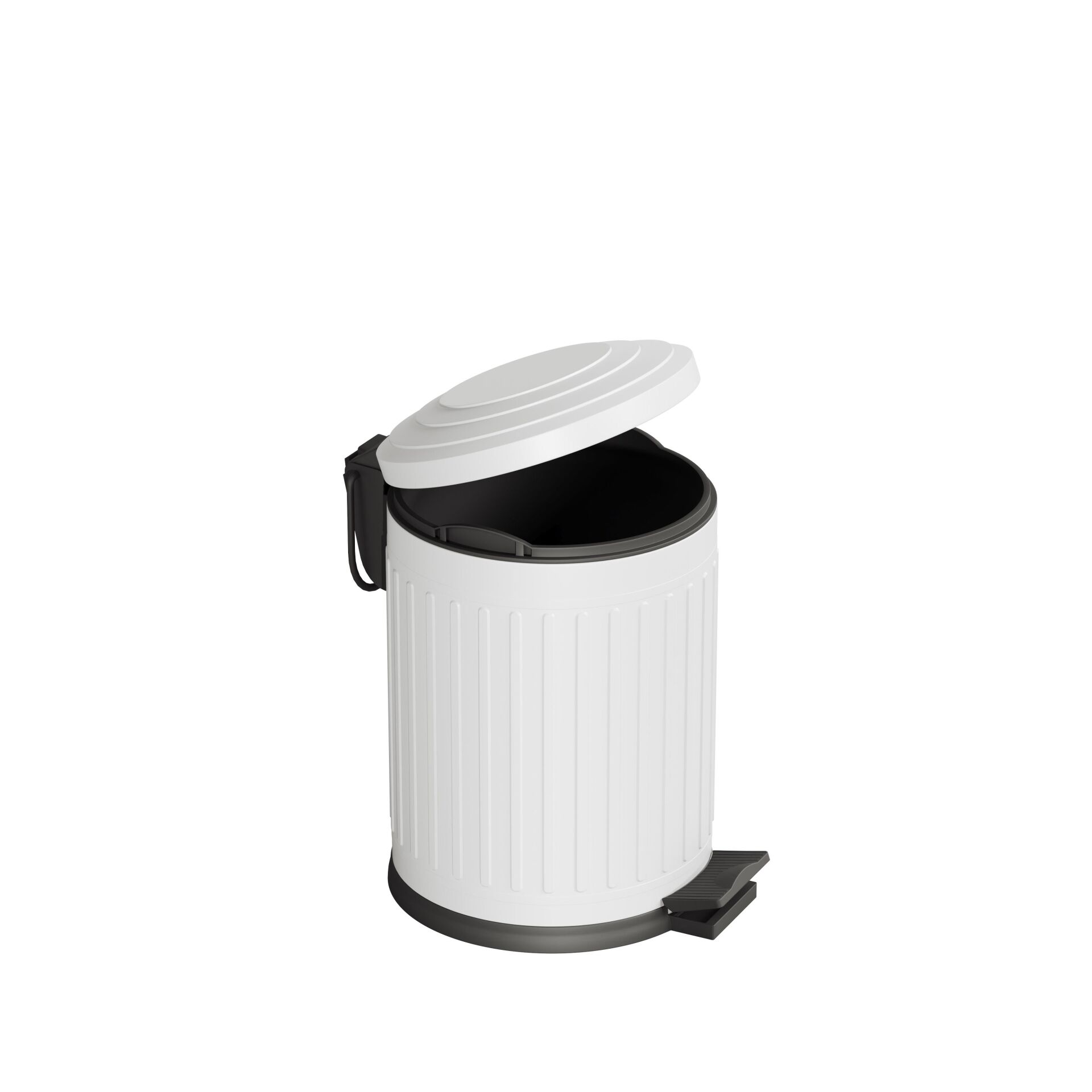 Aqua Bagno Midas  Çöp Kovası -Pedallı 5 lt. , Beyaz