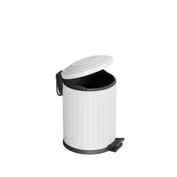 Aqua Bagno Midas  Çöp Kovası -Pedallı 5 lt. , Beyaz