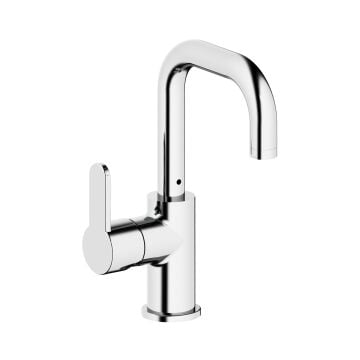 Adell Lento Kuğu Lavabo Bataryası - Parlak Krom 3/8