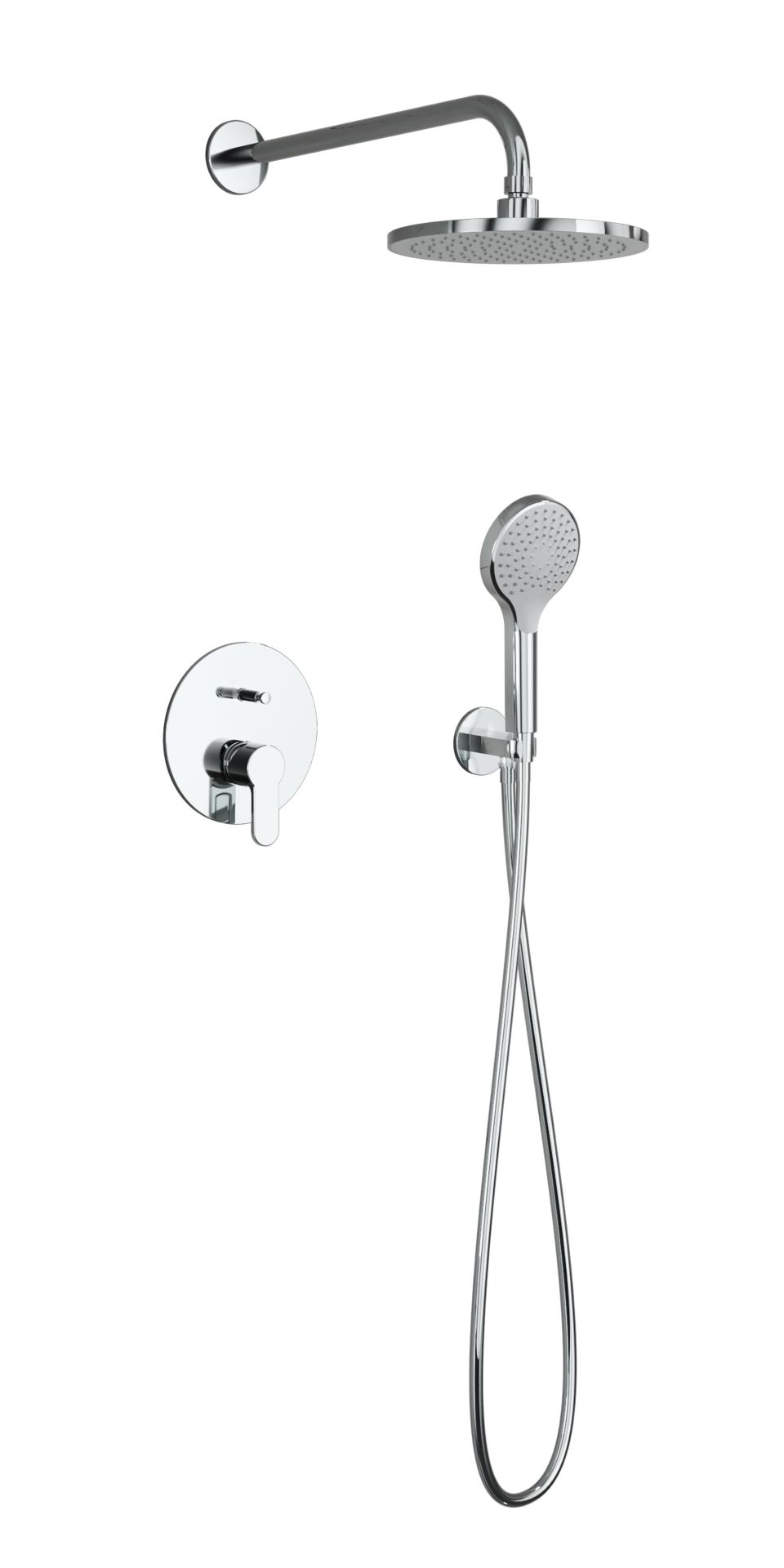 Adell Lento Optimal Ankastre Set -Krom - 2 Yollu Çıkış