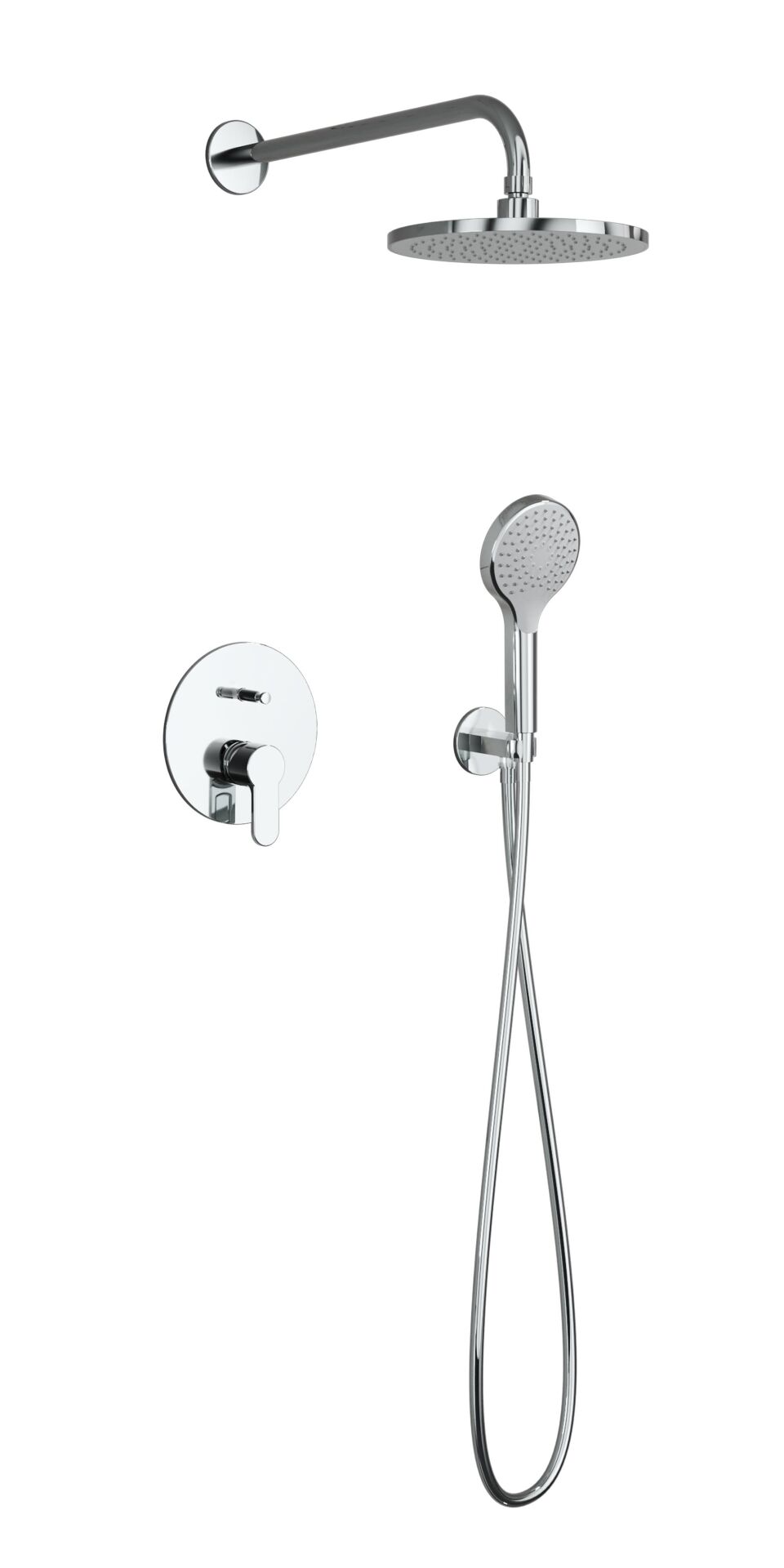 Adell Lento Optimal Ankastre Set -Krom - 2 Yollu Çıkış