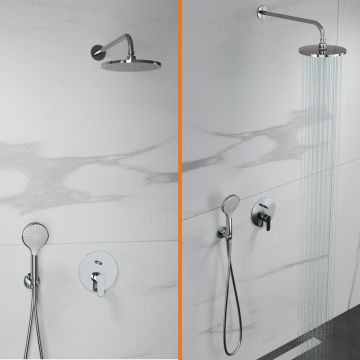 Adell Lento Optimal Ankastre Set -Krom - 2 Yollu Çıkış