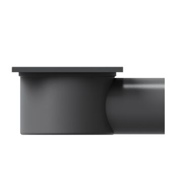 Aqua Bagno Basic 1.0 Yer Sifonu  10x10 cm. Metal Paslanmaz Kapaklı-304 ,50 lık, Yandan Çıkış