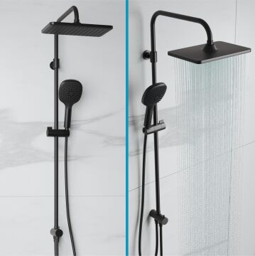 Adell Mode S Rain  Duş Sistemi -Mat Siyah