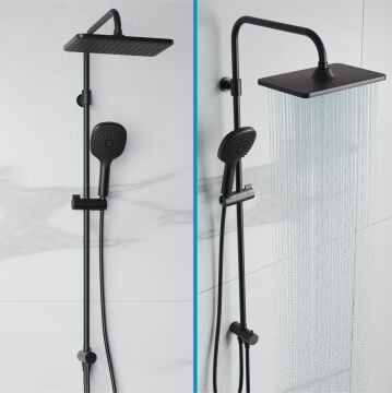 Adell Mode S Rain  Duş Sistemi -Mat Siyah