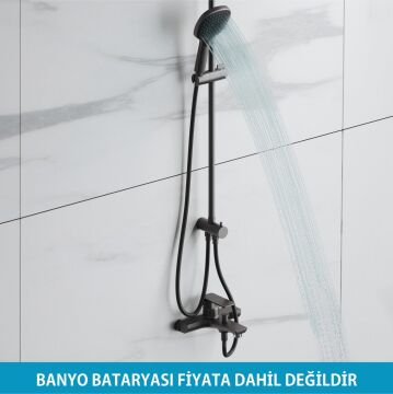 Adell Mode S Rain  Duş Sistemi -Mat Siyah