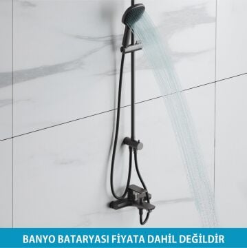 Adell Mode S Rain  Duş Sistemi -Mat Siyah