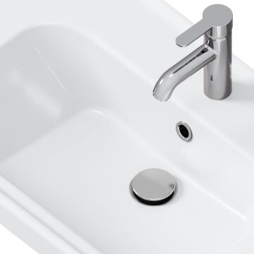Aqua Bagno Smart Taşma Delikli Pop-up Sifon , Parlak Krom  Başlıklı ,  (1 -1/4)